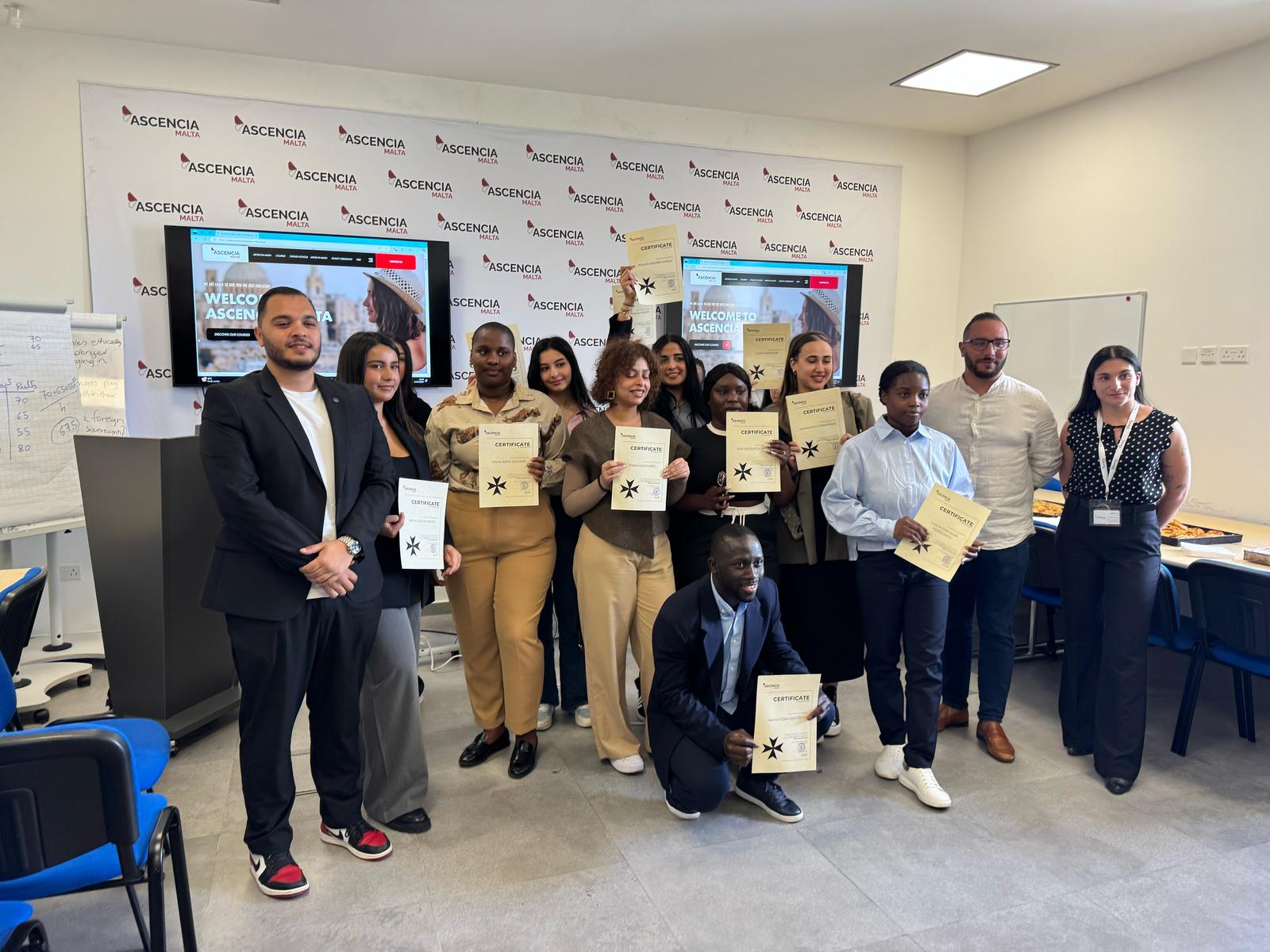 Les étudiants de Marseille Business School en immersion à Malte avec Ascencia Malta